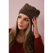 Kesi Cap with fleece Sandra K210 cappuccino