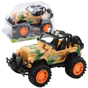 slomart LEAN TOYS Velik vojaški terenski avto Off-Road, bež, 25 cm