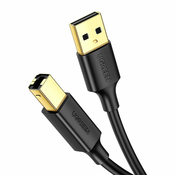 Ugreen kabel za tiskalnike usb tipa b (moški) - usb 2.0 (moški) 480 mbps 1 m črn (us135 20846)