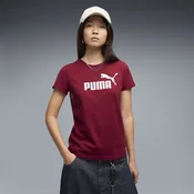 PUMA ESS No. 1 Logo Tee Women, Clothing, Garnet Glow, S