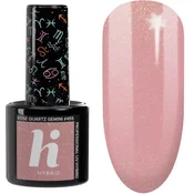 HI HYBRID Hibridni lak za nohte zodiaka št. 455 Rose Quartz Gemini 5 ml