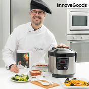 Kuhinjski Robot s Kuharicom Smart InnovaGoods 4 L 800W Crni Celik