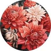Ideja: Barvanje po številkah - šopek 39 cm