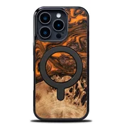 shumee Ovitek Bewood Unique za iPhone 16 Pro - oranžen z MagSafe