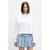 GUESS JEANS Majica  svetlo roza / bela