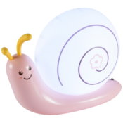 Nocno svjetlo, LED, pužic, USB, pink