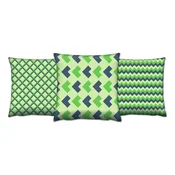 Aberto Design Set 3 jastuka 43x43cm Šareni
