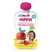 HiPP Pocket BIOies jabuka-banana-maline-punozrnate žitarice 12m + 100g