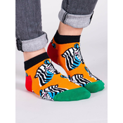 Yoclub Unisexs Ankle Funny Cotton Socks Patterns Colours SKS-0086U-A600