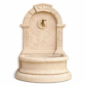 Casa Padrino luxury Art Nouveau u wall fountain sand/antique brass H. 112 cm - Made in Italy