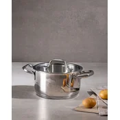 Madame Coco Šerpa sa poklopcem Nova, 16cm, Srebrna