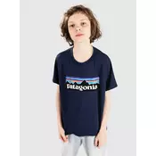 Patagonia P-6 Logo Kids fantovska majica new navy