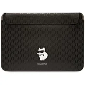 Karl Lagerfeld Sleeve KLCS14SAKHPCK 14 black Saffiano Monogram Choupette (KLCS14SAKHPCK)