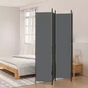 Vidaxl vidaXL 4-delni paravan, antracit, 200 x 220 cm, blago