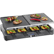 CLATRONIC žar za raclette RG 3518, 8 ponvic, črn