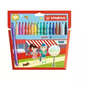 Stabilo Power set 18 nalivpera s debelim vrhom u miješanim bojama 280/18-01