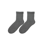 Bratex D-004 Women Terry Womens Socks Plain 36-41 grey melange 26