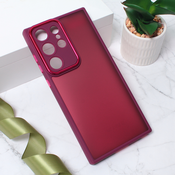 TERACELL Maska Shining Camera za Samsung S918B Galaxy S23 Ultra crvena