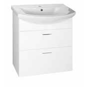 Kozmetična omarica s predali ZOJA, 61,5 x 74 x 32 cm, bela - Bela - 24 - 32.00 - MDF/laminat - Viseča/stojalo - Aqualine - ZOJA - 61.50 - Classic - 61,5x74x32 cm - 74.00