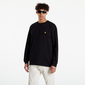 Carhartt WIP Chase moška majica z dolgimi rokavi black / gold
