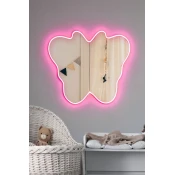 Woody Fashion Zrcalo z LED osvetlitvijo