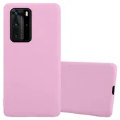 Cadorabo Cadorabo Case, združljiv s Huawei v Candy Pink - Zaščitni pokrov iz fleksibilnega silikona TPU, (20568989)