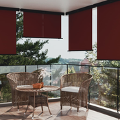 VIDAXL balkonska stranska tenda (160x250cm), rjava