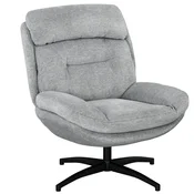 HOMCOM HOMCOM naslonjač poliester, pena 79D x 91Š x 98V cm Siva, (5000242993)