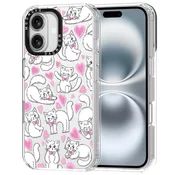 Infostyle Ovitek MOSNOVO za iPhone 16 Plus -Kittens