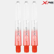 Trupi za pikado puščice XQMax/Shafts/Red-Transparent