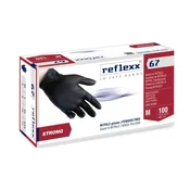 Reflexx rokavice Nitril Black XL 100/1