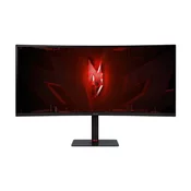 Acer monitor 34 Nitro XV345CURVbmiphuzfx, UM.CX5EE.V05, VA, gaming, AMD FreeSync Premium 165Hz, 0,5 ms (GTG), HDR10, HDMI, DP, USB-C, 2xUSB2.0, Curved 1000R, Zvočniki, 3440x1440