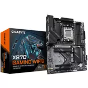GIGAYBTE X870 GAMING WIFI6 AM5 ATX osnovna plošča - AMD X870, 4xDDR5, 3xM.2, 4xSATA, 2.5Gb LAN, WiFi 6, BT, 2xUSB4 Type-C, 1xHDMI - X870 GAMING WF6