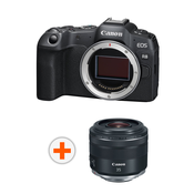 Kamera bez ogledala Canon - EOS R8, 24.2MPx, crna + Objektiv Canon - RF 35mm f/1.8 IS Macro STM