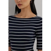 Lauren Ralph Lauren Bluza 200701085002 Mornarsko modra Slim Fit