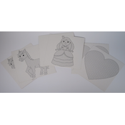 PLAYMAIS Mosaic cards blanc set 2