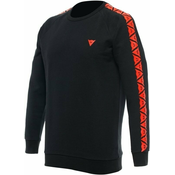 Dainese Sweater Stripes Black/Fluo Red M Hoodica
