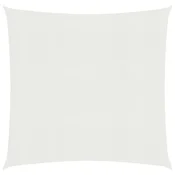 Vidaxl Senčno jadro 160 g/m2 belo 6x6 m HDPE