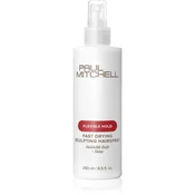 Paul Mitchell Flexible Hold Fast Drying Sculpting Hairspray hitro sušeči lak za lase 250 ml