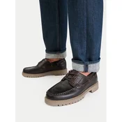 Guess Jeans Nizki čevlji EO-FOX-02 MI08 Temno rjava