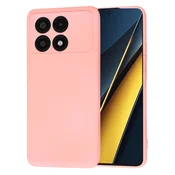 Silikonski ovitek Techsuit SoftFlex za Xiaomi Poco X6 Pro - chalk pink