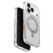 Premium ovitek UNIQ Swivix 360° Kickstand™ za iPhone 17 Pro Max - Silver