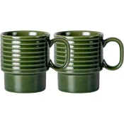 sagaform Coffee & More 2-delni set skodelic za kavo - Green