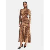 Bardot Cocktail obleka Lea  60243DB2 Rjava Slim Fit