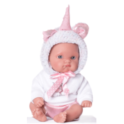 Antonio Juan 85105-1 Bijeli jednorog - realisticna beba lutka s punim tijelom od vinila