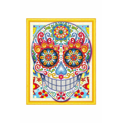 Diy set za izdelavo mozaika Graine Creative Maxican Skull Diamond Painting