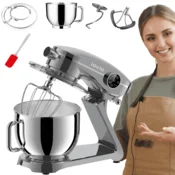 shumee Planetarni mešalnik LOVIO ChefMaster kuhinjski robot siv LVSTM03PGY