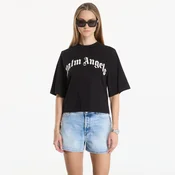 Majice Palm Angels Curved Logo Boxy Tee Black/ Off White L
