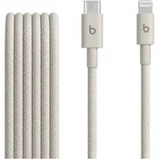 Apple Beats pleten USB-C v Lightning kabel bež barve dolžine 1.5m MDGL4ZM