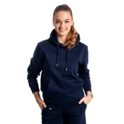 BrainMax unisex modra majica s kapuco, BIO bombaž Velikost: XL